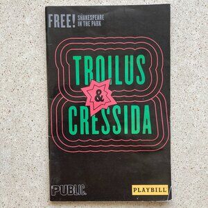 Playbill Troilus and Cressida Andrew Burnap DAVID HARBOUR JOHN GLOVER Creased